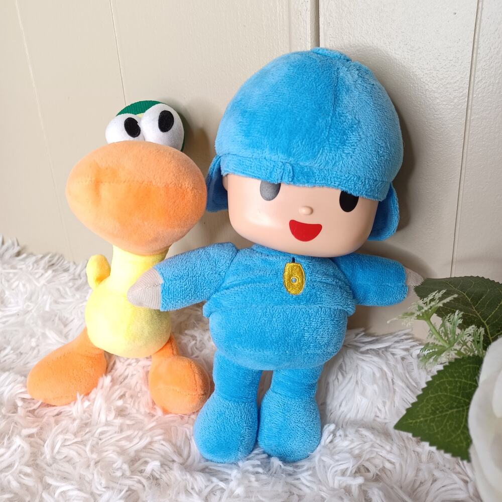 Pocoyo And Pato Soft Plush Stuffed Figure Toy Doll 9"